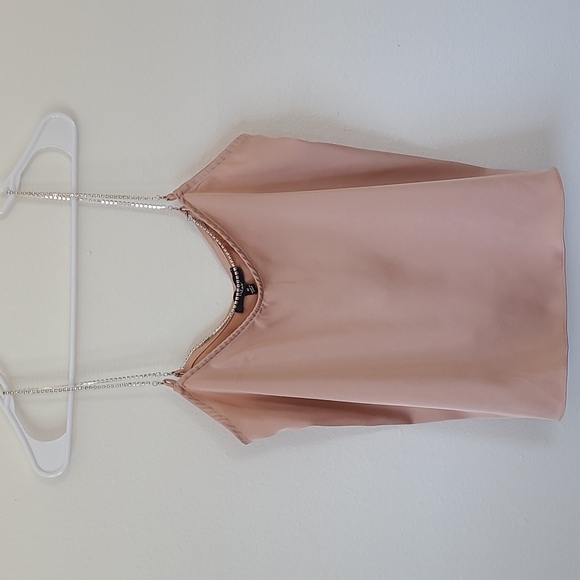 Lulu's Rhinestone Split Side Tank. Size Medium - Picture 1 of 6